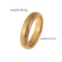 Pulsera de Cadena de Acero Inoxidable Personalizada, Chapada en Oro, Resistente al Agua, de Lujo, Moderna, para Fiestas, Joyería de Moda para Mujer