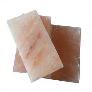 Premium Quality Wholesale Refined Round Himalayan Salt Cooking Slab <b>BBQ</b> <b>Grill</b> Rack Natural Salt Wall Tile - Product Image 1