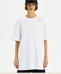 Cheap Promotion Custom T - shirt Printing Logo Summer Short Sleeves white khaki unisex T shirt