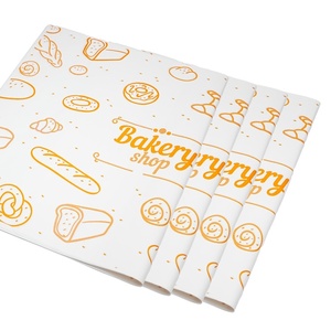 Giấy chống dầu tùy chỉnh để in thực phẩm, giấy không thấm mỡ bánh hamburger hai mặt Cmyk phân hủy sinh học - Product Image 1