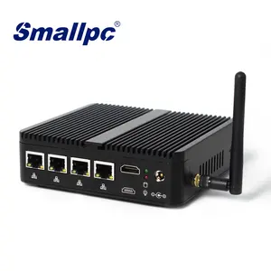 Mini Pc industriel 4lan J4105 12v 128 go carte mère Forum robuste Mini Pc De Poche pour Linux