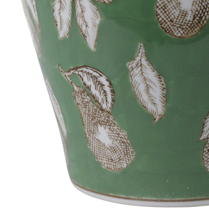 Vaso Decorativo in Ceramica con Design a Pera Verde per Soggiorno, Ufficio e Arredamento Casa - Product Image 5