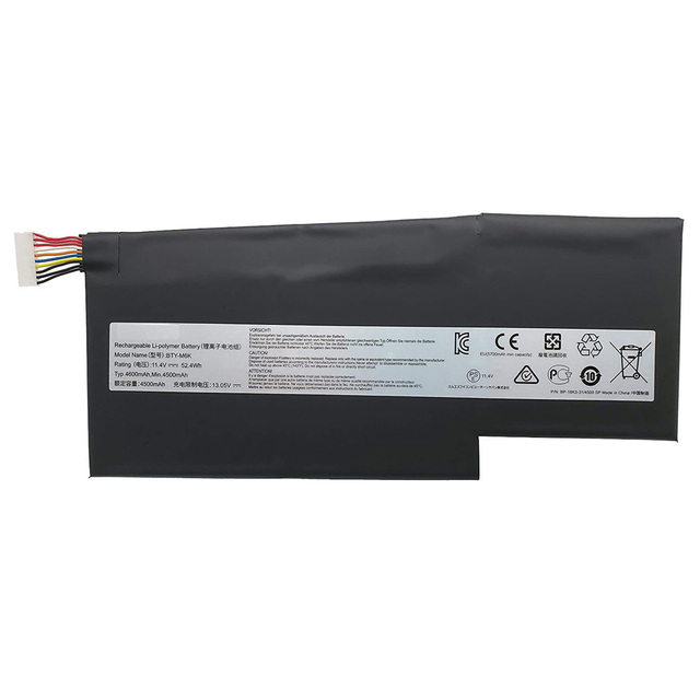 BTY-M6K New Laptop Battery for MSI Stealth Pro GS63VR 7RG 7RG-005 7RG-036CN GF63 Thin 8RC 8RD 9SC 8RD-050NL 8RD-031TH 010ES GF75