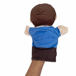 HY198 marionnette de poupée de grand-mère en peluche personnalisée en gros 25cm marionnette à main complète pour enfants jouet - Product Image 5