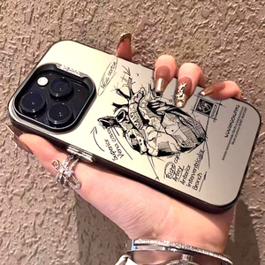 Étui de téléphone portable antichoc en TPU avec design de dessin animé de motard anime cool pour <span class=keywords><strong>iPhone</strong></span> XR XS 7 8 10 <span class=keywords><strong>13</strong></span>/14/15/16/17 Pro Max - Product Image 4