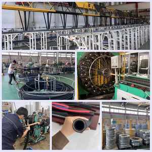 Tuyau hydraulique 6000+ <span class=keywords><strong>PSI</strong></span>, spirale de fil d'acier à 6 couches, 3/8 pouce 1 pouce SAE 100 R15, fabrication directe pour l'industrie chimique - Product Image 4