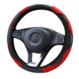 Coprivolante per Auto universale per Auto al miglior prezzo coprivolante per Auto in pelle antiscivolo in fibra di carbonio