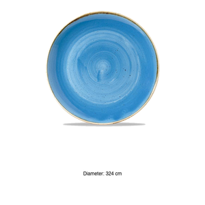 จานแบนสีน้ำเงินทะเล 32.4 ซม. ชิร์ชเชล สโตนคาสต์ ลายจุด 12Scfsev12 - Product Image 3