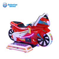 Machine d'arcade de course de moto à monnayeur avec écran HD et éclairage, pour centre de jeux - Vente flash