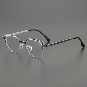 2025 mới đa giác đôi mắt mèo khung hợp thời trang Acetate kính quang học quyền lực phụ nữ ông bà Chất lượng cao mắt mèo quang học - Product Image 3