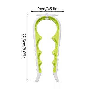 Abrelatas, Kit Abrebotellas Multifunción 4 en 1 con Mango de Silicona Fácil de Usar para Niños, Ancianos y Personas con Artritis - Product Image 1