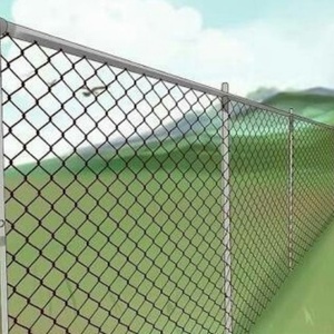 Hot-bán Chuỗi liên kết hàng rào 3.0 Mét mạ kẽm PVC tráng lưới CuộN Cyclone dây chuỗi-liên kết hàng rào chống gỉ CHAINLINK hàng rào - Product Image 6