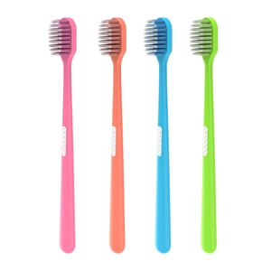 Cepillo de dientes personalizado para adultos de nueva moda con cerdas medianas suaves y mango de plástico cómodo para uso doméstico - Product Image 2