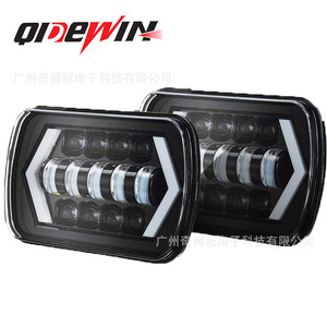 7 Inch Wrangler <b>Led</b> <b>Headlights</b> Arrow Design 30000 Lm Ip67 For Truck Off Road Vehicle - Product Image 2