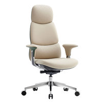Chaise de bureau de direction ergonomique pivotante en cuir de luxe pour la vente en gros