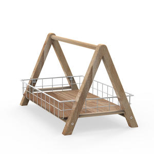 Contenedores de Alimentos de Madera Natural Hechos a Mano, Duraderos, Ahorran Espacio, Decoración Moderna para el Hogar, Panera, Forma Rectangular, Color Personalizable - Product Image 6