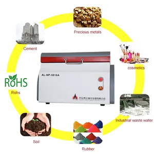 Xray mesin pengujian emas logam xrf analyzer lab xray, mesin industri XRF spectrometer