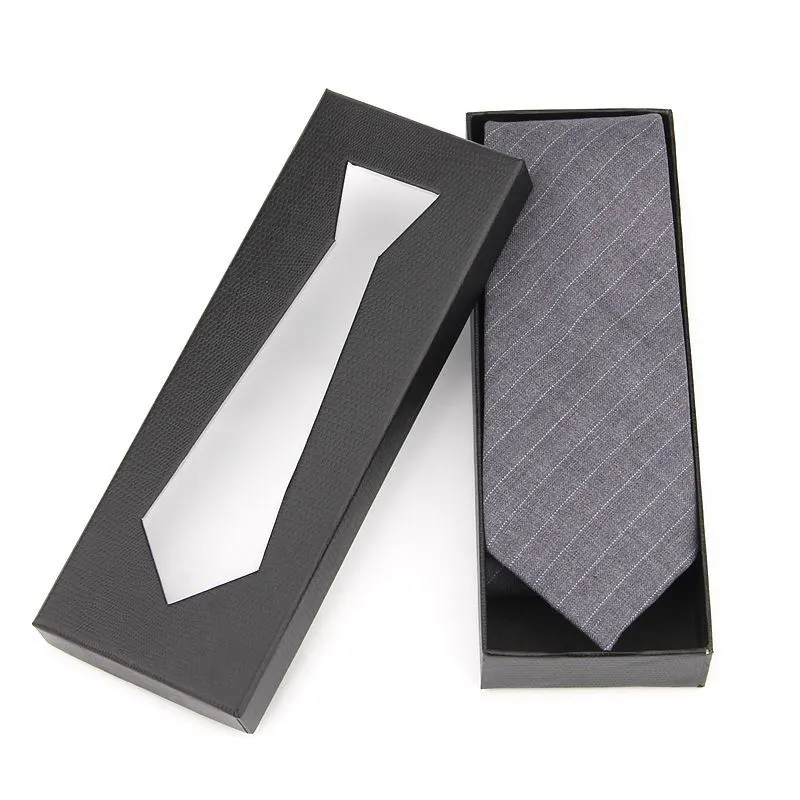 Herren Krawatten-Verpackungsbox Krawattenbox und Handtasche modische schwarze Schlangenhautmuster-Krawattenverpackungsbox Spot
