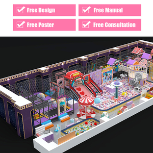 Factory Supply Indoor Soft Play Equipment Custom Kids Indoor Playground With Ball Pool - Product Image 4