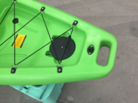 Accessoires de couvercle de trappe de kayak en PVC durable Yak Outdoors pour la navigation en mer et les eaux océaniques