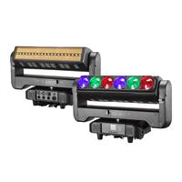 Projecteur de scène LED double face 6x60W à pixels, zoom, stroboscope, faisceau DMX RGBW IP20 - Vente Flash Exceptionnelle
