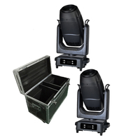 2 projecteurs LED professionnels 1000W IP66 à faisceau, spot et wash, avec 3 prismes, DMX, étanches, pour scène d'hôtel, à tête mobile, 4-50 faisceaux