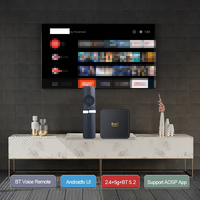 TV BOX TV98 PRO à succès avec Allwinner H313, double Wi-Fi, 1 Go de RAM, 8 Go de ROM, Android 14.0, lecteur multimédia, télécommande vocale