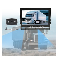 Sistema de Monitor de Cámara para Camión de 10.1 Pulgadas, Pantalla de Video de Respaldo para Autobús y RV, Kit de Sensor de Reversa para Coche, Pantalla de Seguridad de Alta Resistencia