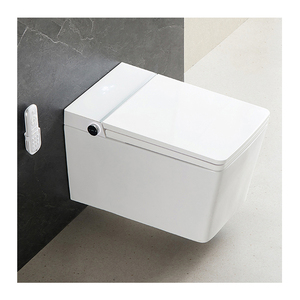 Fashion Sanitary Ware Color Smart Wc square Shape Ceramic Intelligent <strong>Bidet</strong> Wall Mounted Toilet Bowl Automatic Smart Toilet - Product Image 1