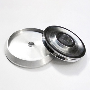 Poulie à gorge en V en aluminium avec revêtement céramique, OEM, pour tréfilage et polissage diamant, alésage 10 mm, diamètre extérieur 50 mm - Product Image 3