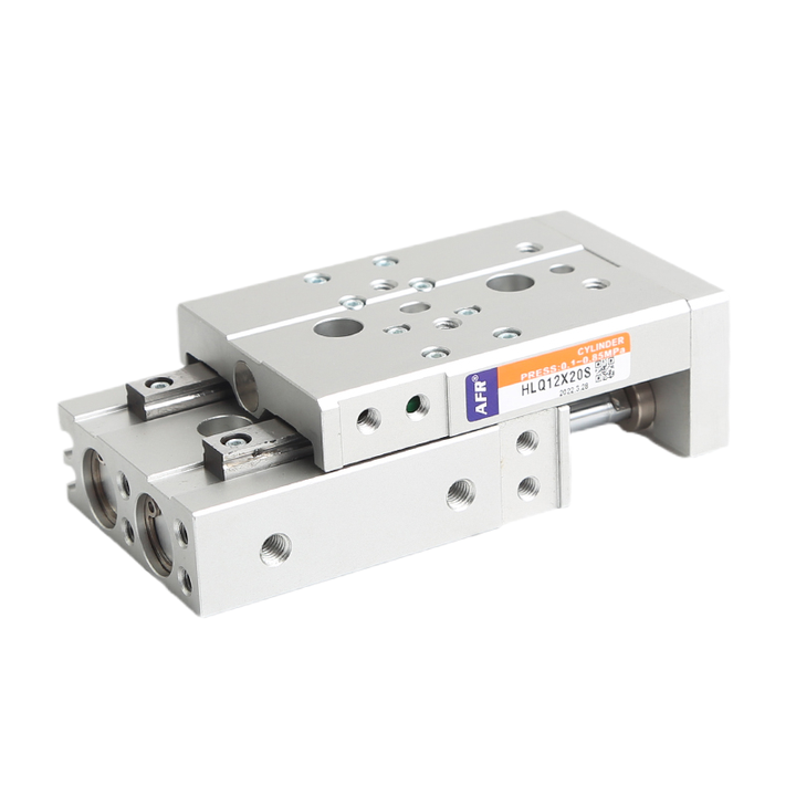 Pneumatic Slide Table Guide Rail Cylinder Linear Adjustable Stroke HLQ6 ...