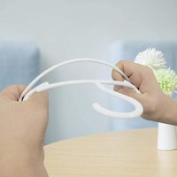 Mini cintres en plastique pour enfants, 10 pièces, jolis accessoires pour bambins, vente en gros