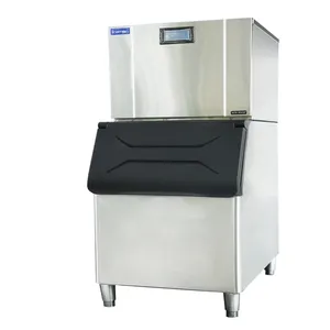 ICS-300 hot sale commercial ice maker machine 300 kgs per day with 281 kgs ice bin stainless steel in stock