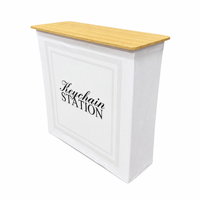 Table de station pliable pour porte-clés par sublimation, idéale pour les événements de mariage, les photobooths et comme comptoir portable pour les salons professionnels