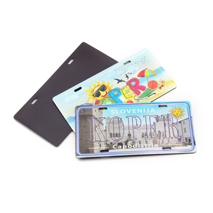 Aimant de réfrigérateur style plaque d'immatriculation américaine avec drapeau de l'état, en métal, personnalisé OEM pour touristes - Product Image 5