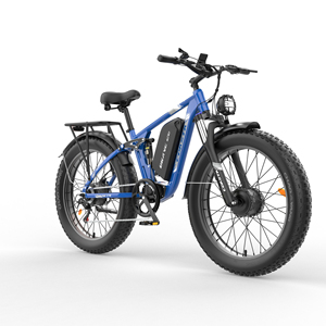 Vélo tout-terrain et neigeux CT8 avec moteur arrière de 26 pouces, transmission centrale, 52V, sans balais, double batterie et pneus larges CT8 Fat Tires Enha - Product Image 1