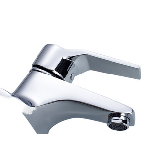 <b>Copper</b> Basin Faucet Single <b>Handle</b> 2 Hole Deck Mounted Modern Style YLT2013 - Product Image 5