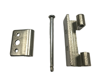 Charnière de meuble dissimulée Hengsheng CL237 en acier inoxydable/fer, charnière de porte robuste, charnière à pivot invisible pour porte pliante