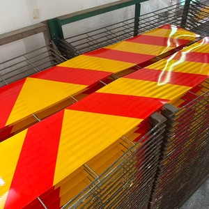 Placa de Señalización <span class=keywords><strong>Reflectante</strong></span> Personalizada de 20 cm x 1.7 m, <span class=keywords><strong>Cinta</strong></span> de Advertencia de Seguridad Galvanizada <span class=keywords><strong>para</strong></span> <span class=keywords><strong>Camiones</strong></span>, Flotas y Vehículos Mineros - Product Image 3
