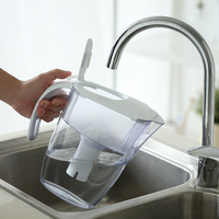 Carafe filtrante à eau portable 2,4 L certifiée ROHS, en ABS de qualité alimentaire, idéale pour la maison et les voyages – Meilleure vente