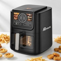 ANBOLIFE OEM Friteuse à air intelligente 8L non toxique, sans PFAS, avec écran numérique, cuisson visible, chauffage rapide, appareils de cuisine