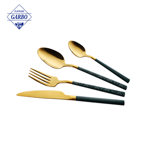 18/0 personnalisé <span class=keywords><strong>en</strong></span> acier inoxydable mariage <span class=keywords><strong>argent</strong></span> couverts ensemble 24 pièces couteau cuillère fourchette <span class=keywords><strong>en</strong></span> acier inoxydable dîner ensemble pour Restaurant - Product Image 5