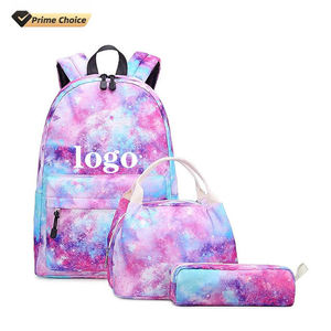 Sac à dos léger et imperméable personnalisé, sac à déjeuner, style tendance, fonction RFID, port USB, compartiment en maille, pour garçons, adolescents, filles, usage scolaire - Product Image 1