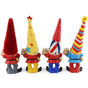 보헹 해피 버스데이 노르딕 곤크 컬렉션 주방 선물 파티 노움 장식 기발한 생일 산타 피규어 - Product Image 2