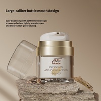 Boîte de crème cosmétique en plastique personnalisée, pressée sous vide, type bec d'oiseau, pour crème pour le visage, lotion, flacon de sous-conditionnement