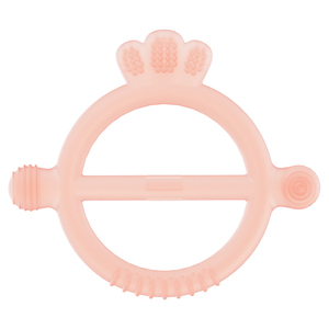 Anneau de <span class=keywords><strong>dentition</strong></span> sans BPA pour bébés Jouet à mâcher en silicone souple Soulagement sensoriel Apaise la douleur des gencives Jouet de <span class=keywords><strong>dentition</strong></span> sûr pour bébé - Product Image 1