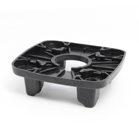 Schwarzes Kissen polster Zentr ier kissen Gummi-Vibrations pads Geräusch reduzierende Isolation matte