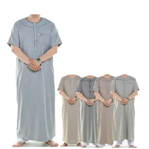 Fabrik direkt ikaf baumwolle arabischen thobe marokkanischen kaftan für männer islamische kleidung mann thobe