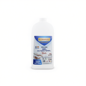 Mercurio Gel Antibacterial Original 70% Alcohol 4 Litros Neutro Para Higiene de Manos - Product Image 3