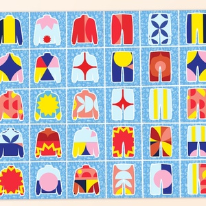 Juguetes de mesa de batalla cognitiva de colores innovadores de educación temprana al por mayor, juegos a juego, ropa, juguete de bricolaje, juego de maestro a medida - Product Image 5